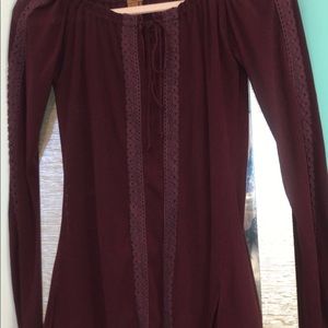 Small Arden B peasant shirt with flare arms